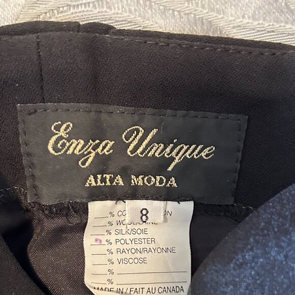 One-of-a-Kind Black Tie Affair” Gown Sz 2 - Picture 6 of 6